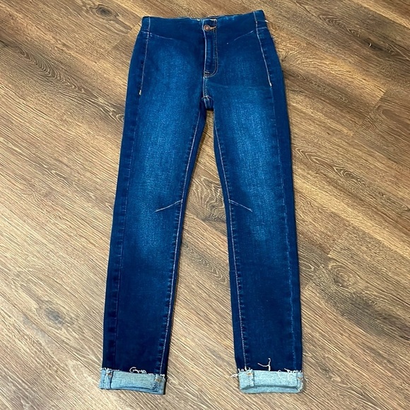 FREE PEOPLE Miles Away High Waist Skinny Jeans - Picture 4 of 11